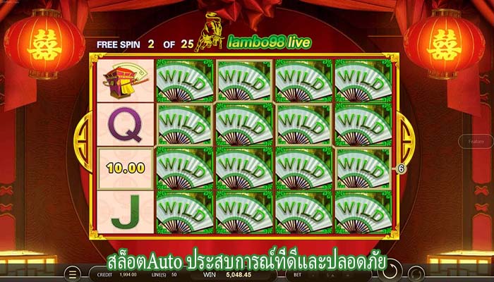 สล็อตAuto ประสบการณ์ที่ดีและปลอดภัย