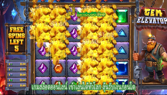 เกมสล็อตออนไลน์ เข้าเล่นได้ทั่วโลก ลุ้นรับเงินก้อนโต