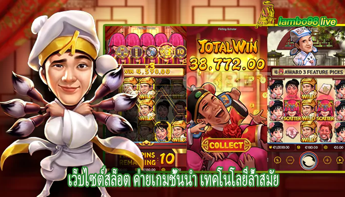 เว็บไซต์สล็อต ค่ายเกมชั้นนำ เทคโนโลยีล้ำสมัย